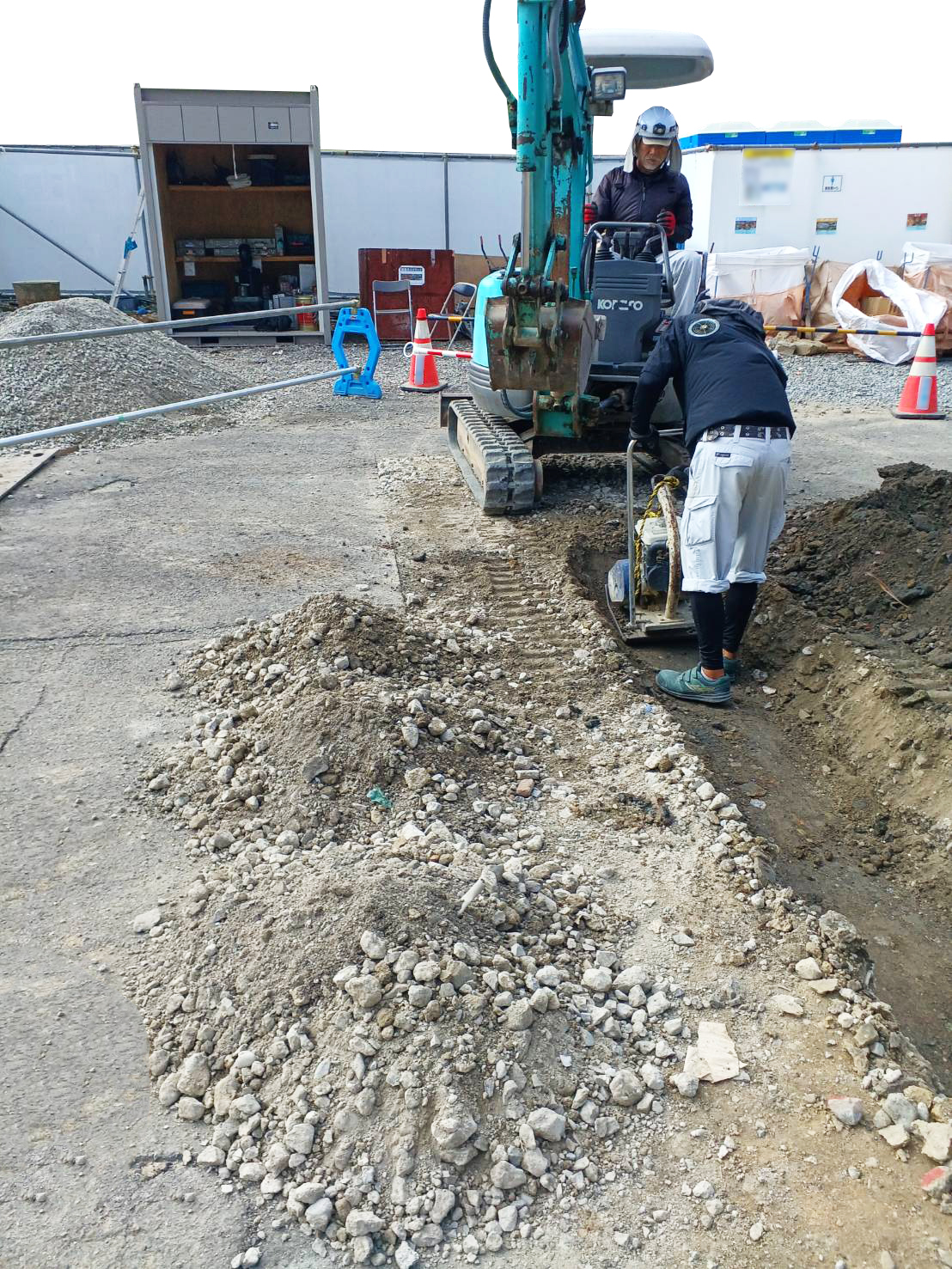 外部汚水排水設備工事